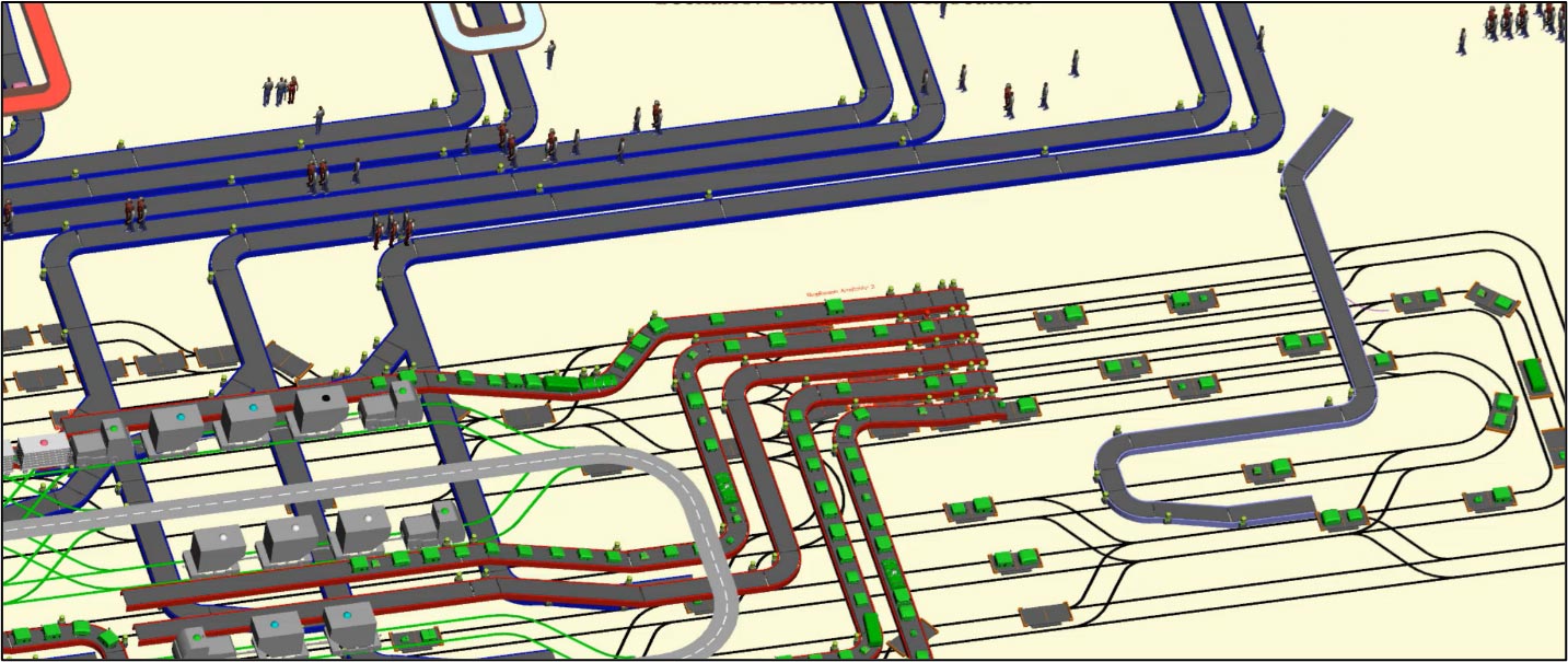 Passenger and Baggage Arrival Simulation